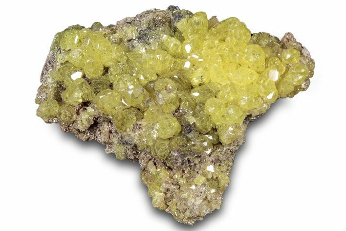 Bright-Yellow Sulfur Crystals - Bolivia #305284